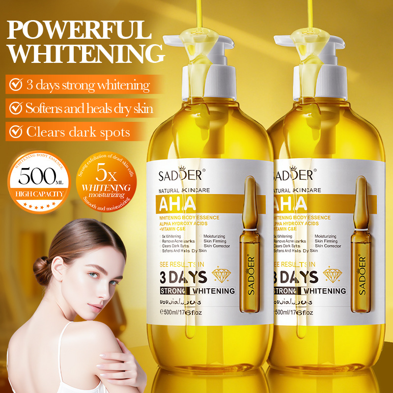 SADOER AHA Whitening Body Esse - Niacinamide Brightening Serum review and price
