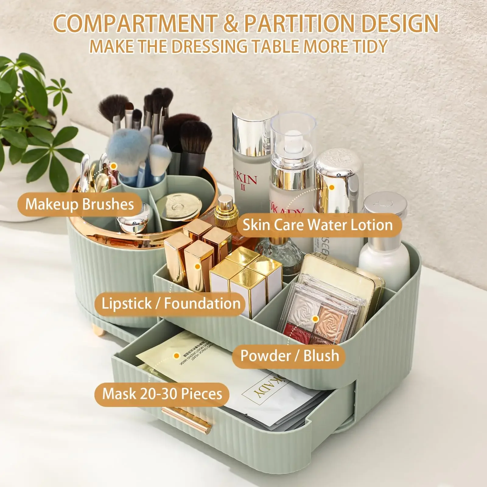 Makeup Brush Holder Large Capa - Skincare B Erl review and price