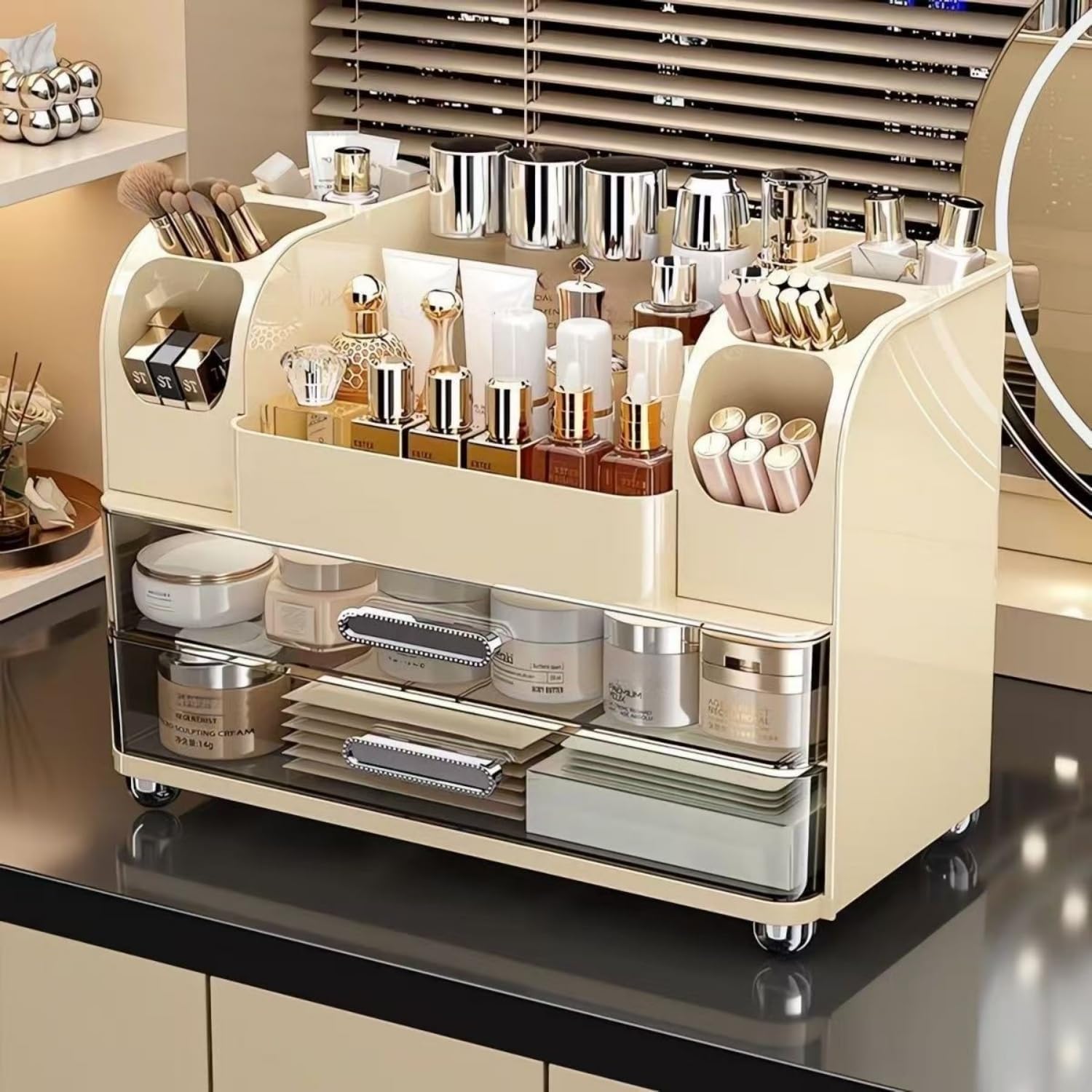 Makeup Organizer with Drawers  - Skincare B Erl review and price