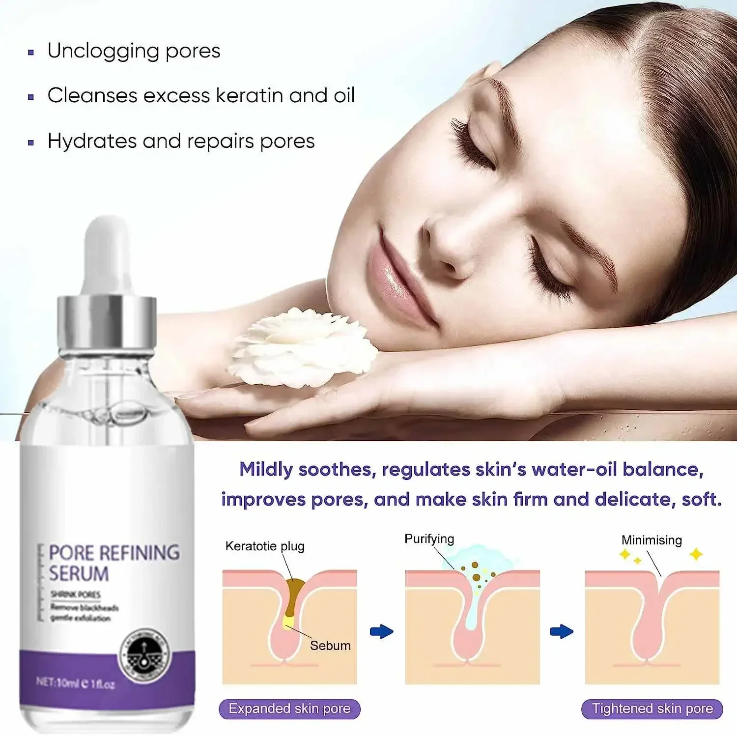 3nd Skin Texture | Pore Refini - Niacinamide Brightening Serum review and price