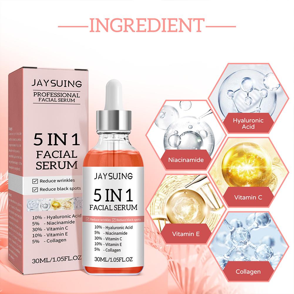 5 In 1 Face Serum Vitamin C Mo - Niacinamide Brightening Serum review and price