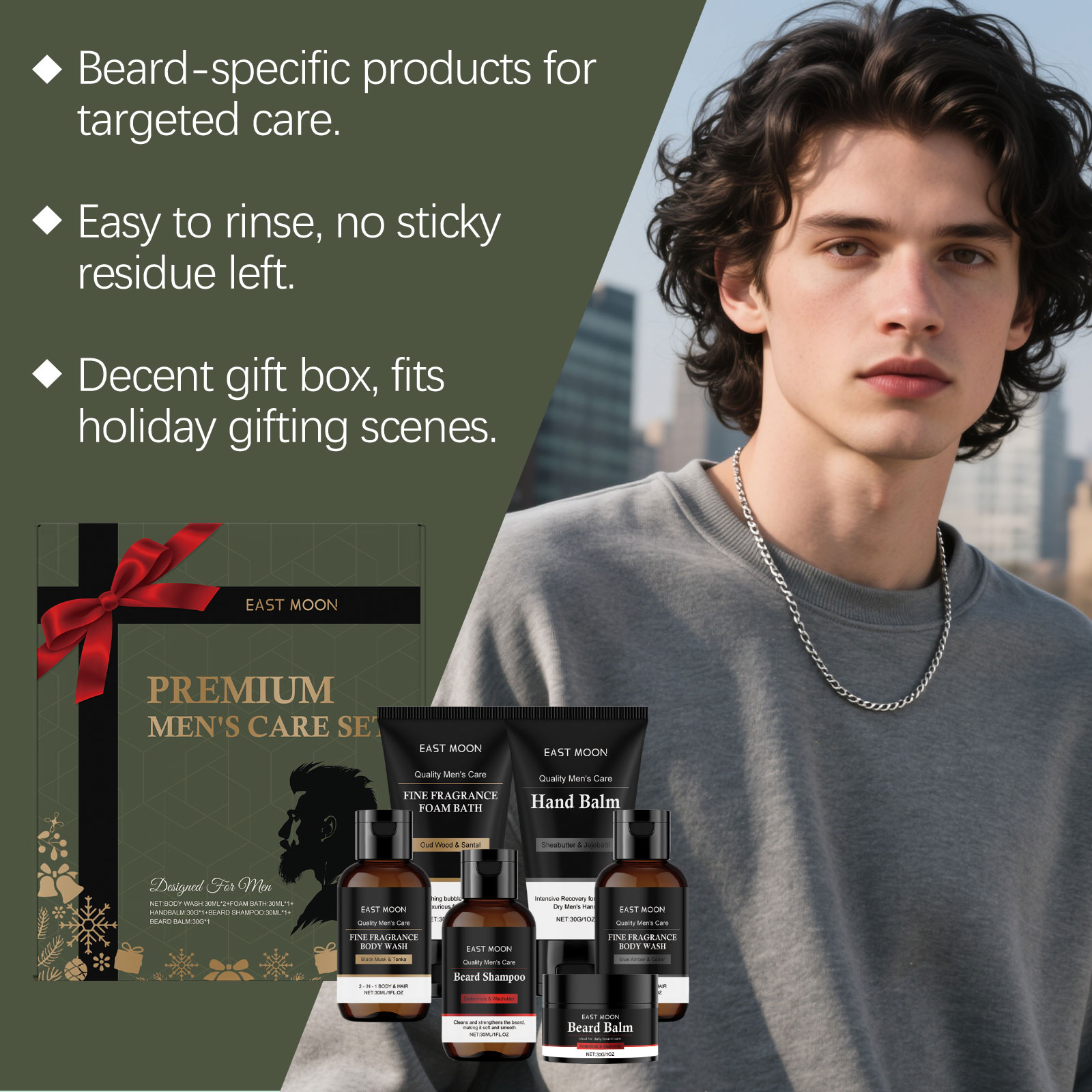 Men's Personal Care Set Beard  - Skincare Natur E review and price