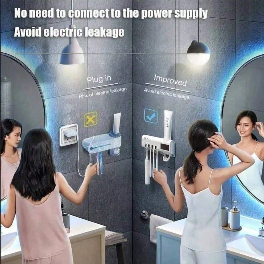 2026 Wall-Mounted Smart Toothb - Skincare Viral review and price